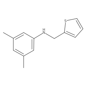 3,5-dimethyl-N-(thiophen-2-ylmethyl)aniline结构式