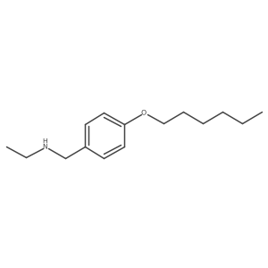 N-[4-(Hexyloxy)benzyl]-1-ethanamine Structure