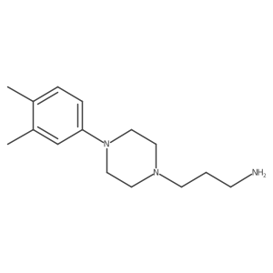 {3-[4-(3,4-Dimethylphenyl)piperazin-1-yl]propyl}amine Structure