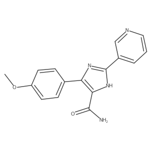 4-(4-Methoxyphenyl)-2-(pyridin-3-yl)-1h-imidazole-5-carboxamide Structure