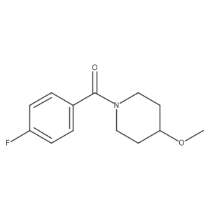 (4-Fluorophenyl)(4-methoxypiperidino)methanone结构式