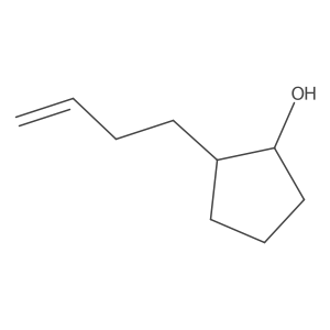 (1R,2S)-2-(but-3-en-1-yl)cyclopentan-1-ol Structure