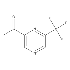 1-(6-(Trifluoromethyl)pyrazin-2-yl)ethanone结构式