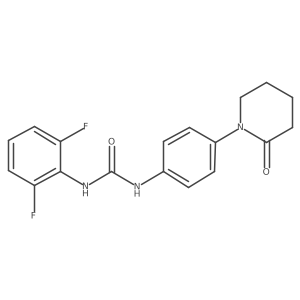 1-(2,6-Difluorophenyl)-3-(4-(2-oxopiperidin-1-yl)phenyl)urea结构式