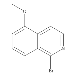 1-Bromo-5-methoxyisoquinoline Structure