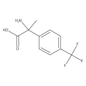 (S)-2-Amino-2-(4-(trifluoromethyl)phenyl)propanoicacid Structure