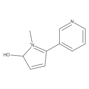 2-Hydroxy-1-methyl-5-(pyridin-3-yl)-2H-pyrrolium Structure