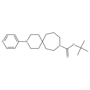 Tert-butyl 3-(pyridin-4-yl)-3,9-diazaspiro[5.6]dodecane-9-carboxylate Structure