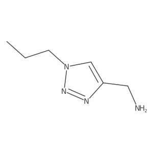 (1-propyl-1H-1,2,3-triazol-4-yl)methanamine结构式