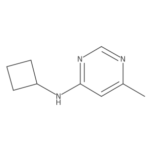 N-cyclobutyl-6-methylpyrimidin-4-amine Structure