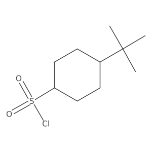 4-Tert-butylcyclohexane-1-sulfonyl chloride Structure