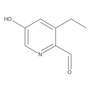 2-Pyridinecarboxaldehyde, 3-ethyl-5-hydroxy- Structure