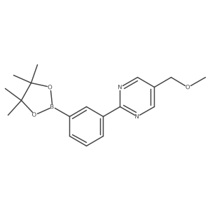 5-(Methoxymethyl)-2-[3-(4,4,5,5-tetramethyl-1,3,2-dioxaborolan-2-yl)phenyl]pyrimidine Structure