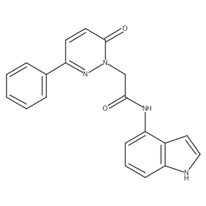 N-(1H-indol-4-yl)-2-(6-oxo-3-phenylpyridazin-1(6H)-yl)acetamide Structure