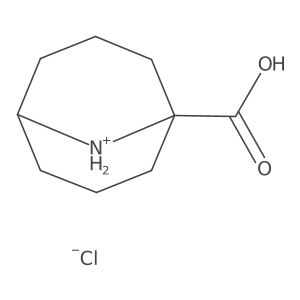 1-Carboxy-9-azabicyclo[3.3.1]nonan-9-ium chloride Structure