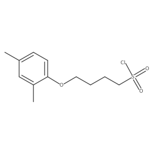 4-(2,4-Dimethylphenoxy)butane-1-sulfonyl chloride结构式