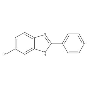 6-Bromo-2-(4-pyridinyl)-1H-benzimidazole Structure