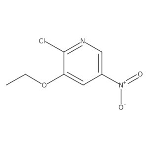 2-Chloro-3-ethoxy-5-nitropyridine结构式
