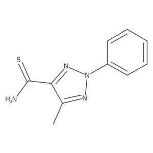 5-methyl-2-phenyl-2H-1,2,3-triazole-4-carbothioamide Structure