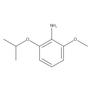 2-Methoxy-6-(propan-2-yloxy)aniline结构式