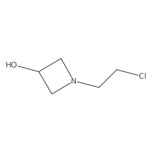 1-(2-Chloroethyl)azetidin-3-OL Structure