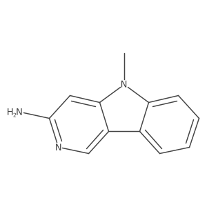 5-Methyl-5H-pyrido[4,3-b]indol-3-amine Structure