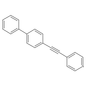 Pyridine, 4-(2-[1,1a(2)-biphenyl]-4-ylethynyl)- Structure