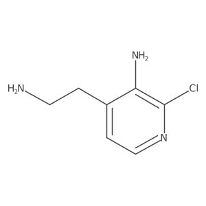 4-(2-Aminoethyl)-2-chloropyridin-3-amine结构式