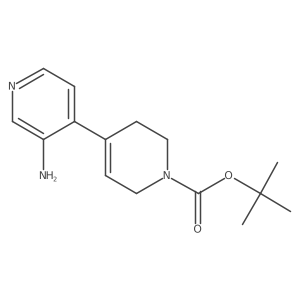 tert-butyl 3'-amino-5,6-dihydro-[4,4'-bipyridine]-1(2H)-carboxylate结构式