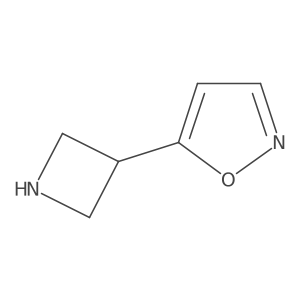 5-(Azetidin-3-yl)isoxazole结构式