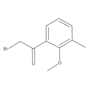 2-Methoxy-3-methylphenacyl bromide结构式