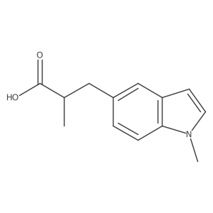 2-methyl-3-(1-methyl-1H-indol-5-yl)propanoic acid Structure