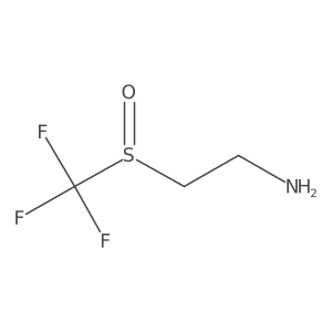 2-Trifluoromethanesulfinylethan-1-amine结构式