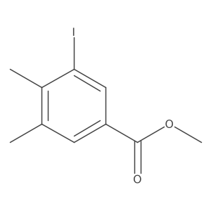 Methyl 3-iodo-4,5-dimethylbenzoate结构式