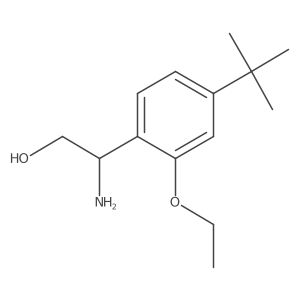 2-Amino-2-(4-tert-butyl-2-ethoxyphenyl)-1-ethanol Structure