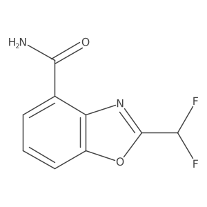 2-(Difluoromethyl)benzo[d]oxazole-4-carboxamide Structure