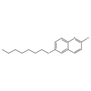2-Chloro-6-(heptyloxy)quinazoline Structure
