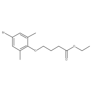 Ethyl 4-(4-bromo-2,6-dimethylphenoxy)butanoate Structure