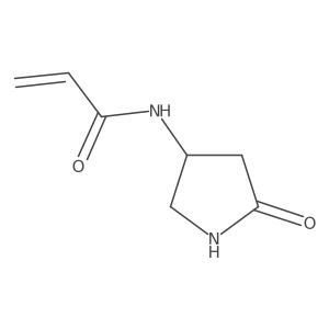 N-(5-oxopyrrolidin-3-yl)prop-2-enamide Structure