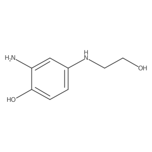4-(2-Hydroxyethylamino)-2-aminophenol Structure