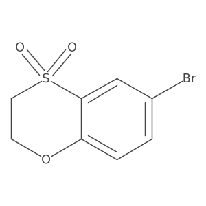 6-Bromo-2,3-dihydrobenzo[b][1,4]oxathiine4,4-dioxide结构式