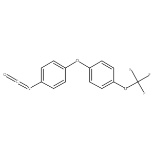 4-(Isocyanato)-4'-(trifluoromethoxy)-diphenyl ether结构式
