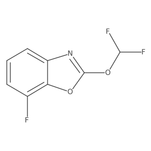 2-(Difluoromethoxy)-7-fluorobenzo[d]oxazole Structure
