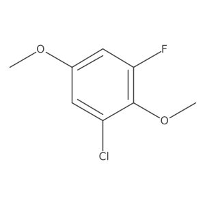 1-Chloro-2,5-dimethoxy-3-fluorobenzene Structure