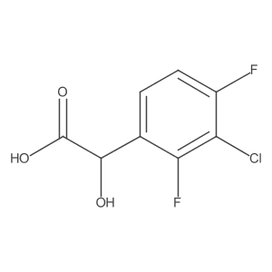 2-(3-Chloro-2,4-difluorophenyl)-2-hydroxyacetic acid结构式