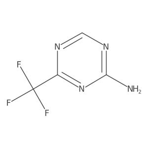 4-(Trifluoromethyl)-1,3,5-triazin-2-amine结构式