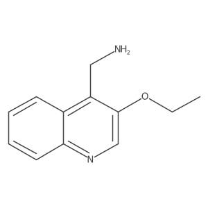(3-Ethoxyquinolin-4-yl)methanamine Structure