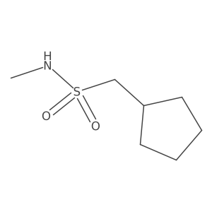 1-cyclopentyl-N-methylmethanesulfonamide Structure