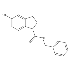 5-Amino-N-benzyl-2,3-dihydro-1H-indole-1-carboxamide Structure