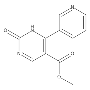 methyl 2-oxo-6-pyridin-3-yl-1H-pyrimidine-5-carboxylate结构式
